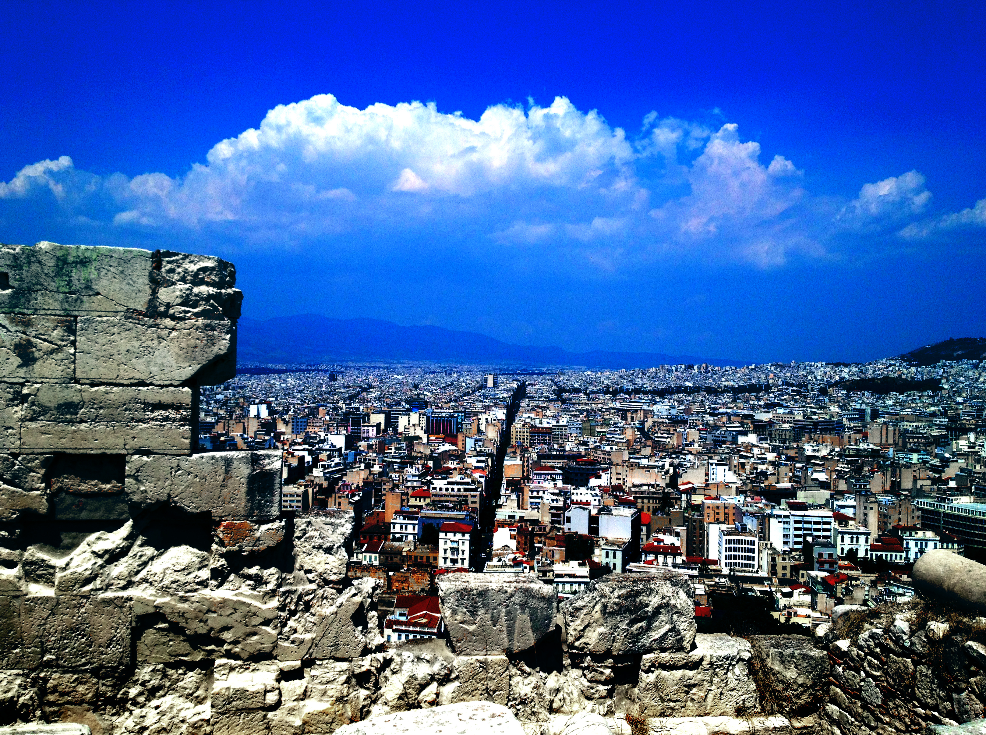 Athens, Greece, as seen from the Acropolis